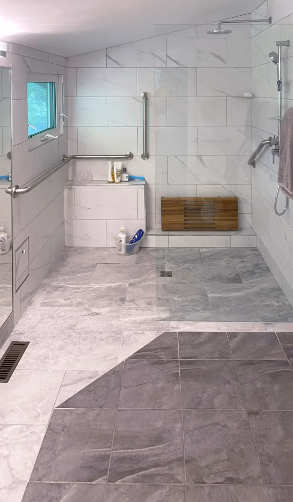 Renovated Westgate bathroom after the remodel